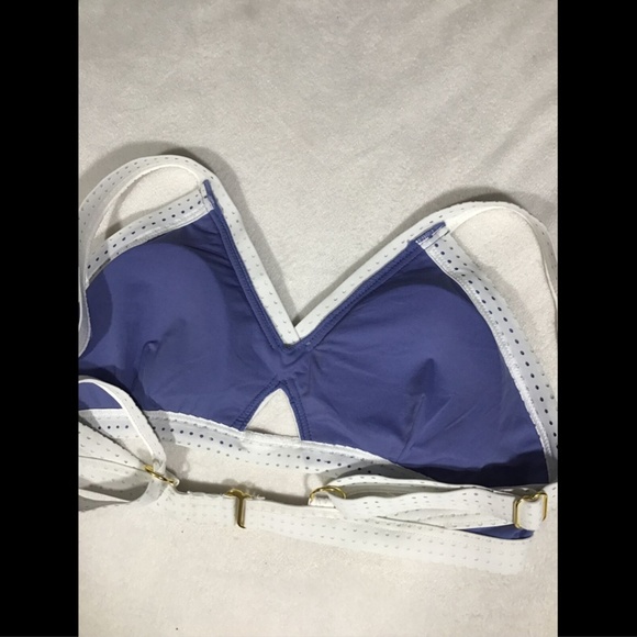NEW Letarte Santorini Colorblock Bikini Top XS - Picture 9 of 10